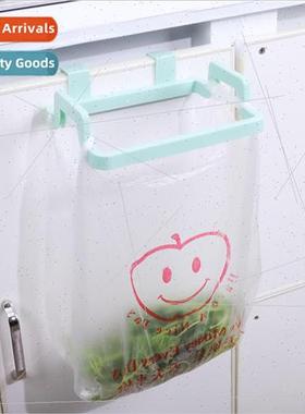 Kitchen garbage bag hanging rack Plastic bag organizer wall-