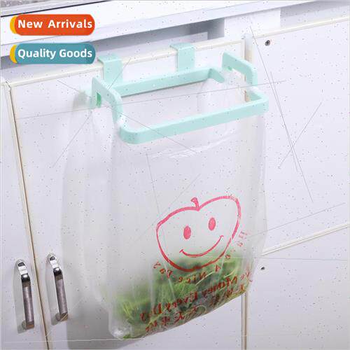 Kitchen garbage bag hanging rack Plastic bag organizer wall-