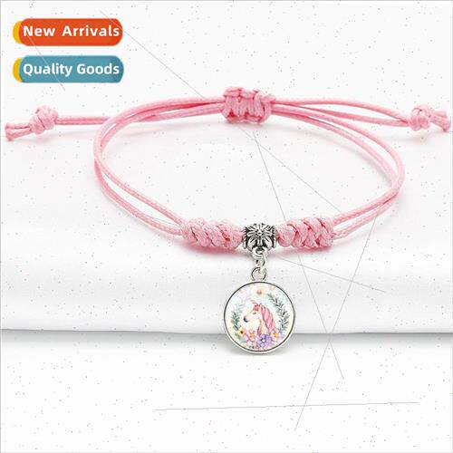 Unicorn Unicorn Garland Gemstone Pink Bracelet Children Cart