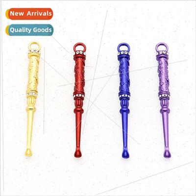 Personalized drilling dragon totem ear scoop car keychain ac