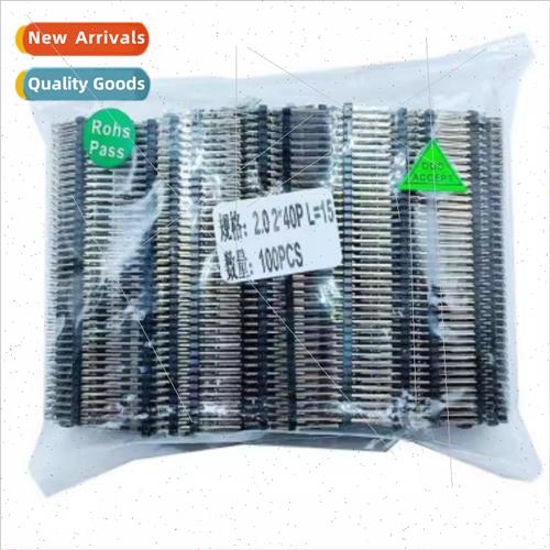 2.0mm pitch 1*40P single row extended gold-plated pin 2*40P