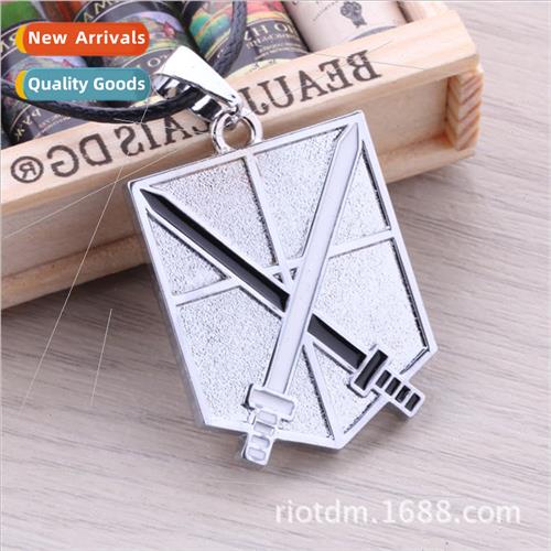 Anime Attack on Titan four corps training corps necklace pen