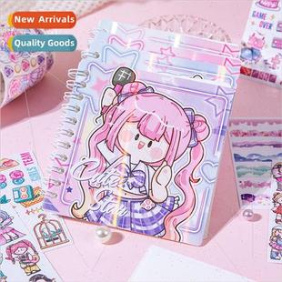 cartoon cool mini Ago paper sweet book palm cute girl