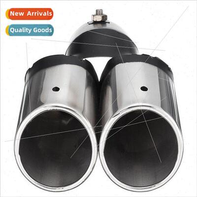 62mm GM Rear Bend Dual Exhaust Pipe Trim Tip Muffler Pipe Ch