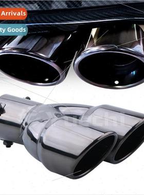Car modification universal tailpipe thickened 63mm 2.5 inch