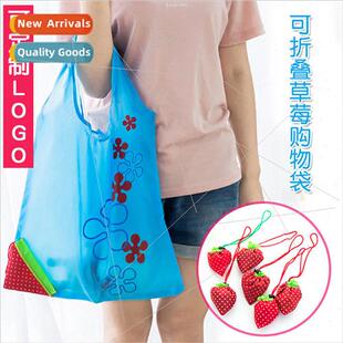 Creative Foldable Strawberry Shopping Bag Large Home Portabl