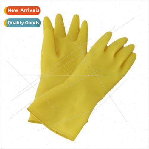 Latex Household Gloves Thickened Ox-Rib Labor Gloves Rubber
