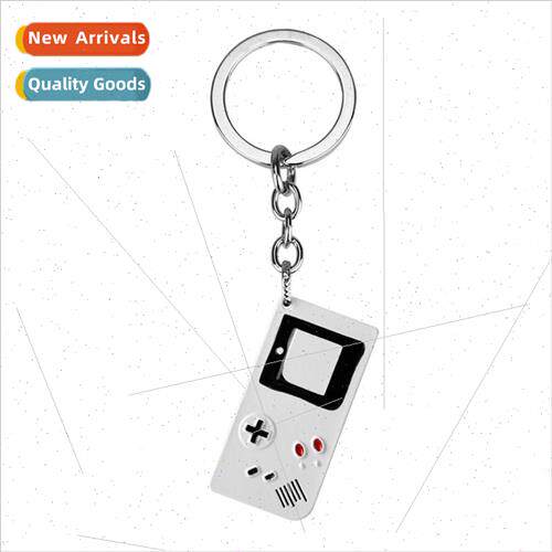 Creative personalized alloy oil dripping game console keycha