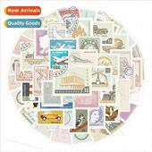 vintage laptop stamps stickers car graffiti luggage skate