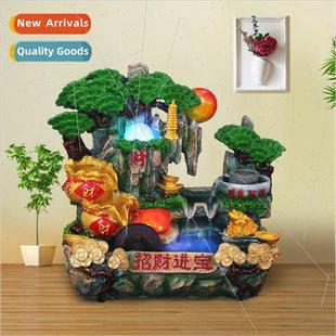 the asure feng wealth shui tank into pond Inviting fish