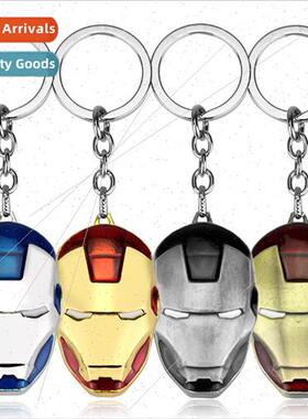 Movie around Iron Man mask pendant fashion zinc alloy keycha