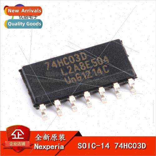 al Genuine SMT 74HC03D Chip Logic Circuit Quad 2-Input and N