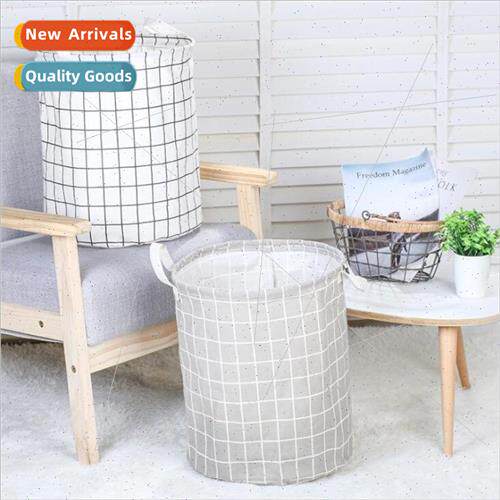 Japanese- household folding dirty clothes bucket storage bas