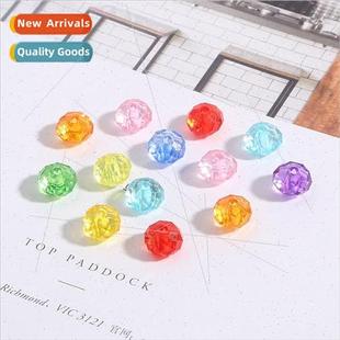 wheel crystal beads flat handmad Acrylic diy imitation