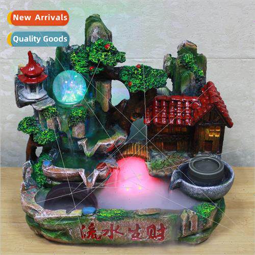 Flowing resin crafts 适用tune tree hand-painted novelty toys