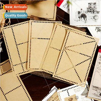 Time Traveler Series Notebook Retro Creative Stamp Hole Tear