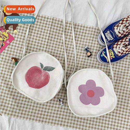 Japanese canvas bag female new cute students shoulder crossb