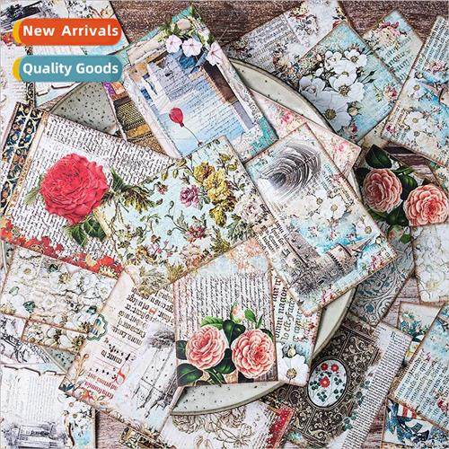 junk journal vintage handbook material package vintage retro