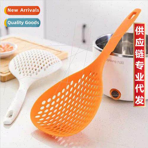 Japanese  gyoza leaky spoon kitchen long handle fishing nood