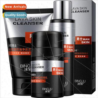Volcanic Mineral Mens Skincare 3-Piece ngle Set Hydrating Mo