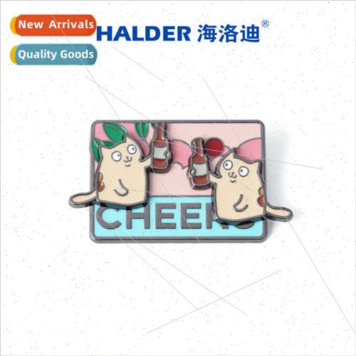 Succulent Cat Cartoon IP Cheers Sliding Multi-Kinetic Metal