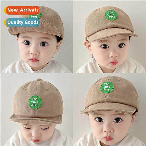 Baby hat spring and fall  duck tongue hat infant cute super