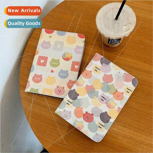 适用 Apple ipad9.7 cartoon full screen bear head protective