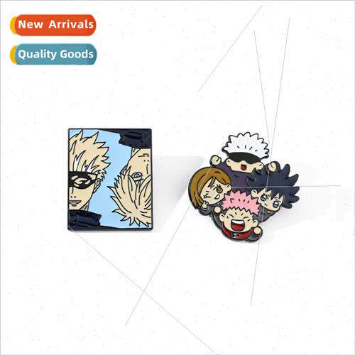Japanese manga spell back to war series enamel brooch fashio