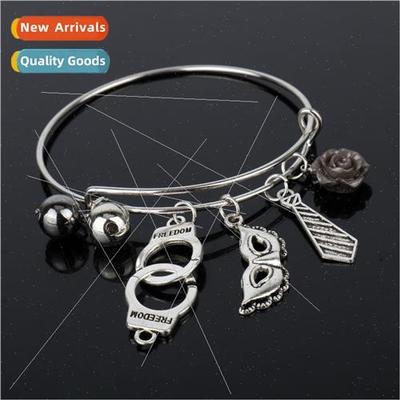 Movie Fifty Shades of Grey  creative handcuffs tie mask allo