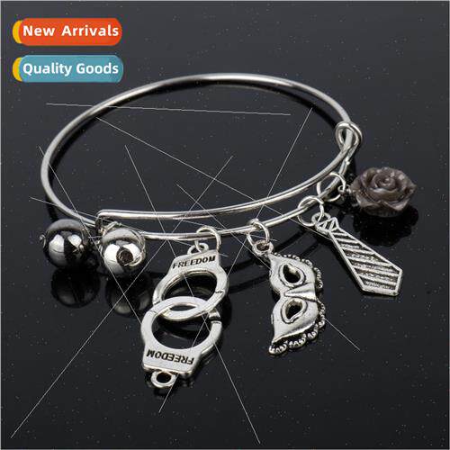 Movie Fifty Shades of Grey  creative handcuffs tie mask allo