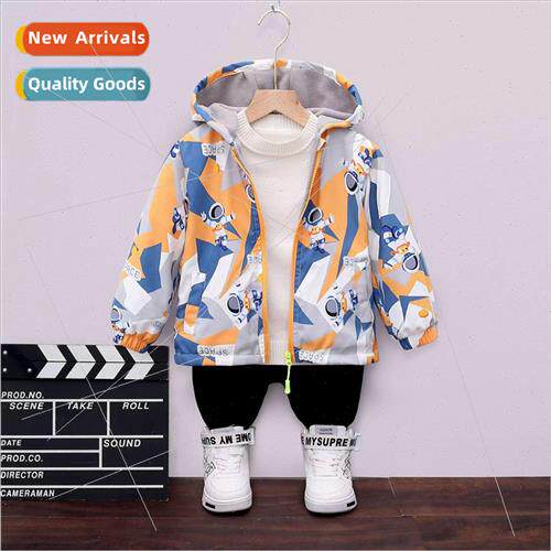 Childrens clothing boys spring fall and winter cotton jacket