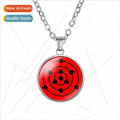 Anime  accessories Naruto Time Gemstone Pendant Necklace ne