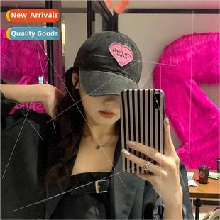 big cir female show face new hat 2023 head Duck small tongue