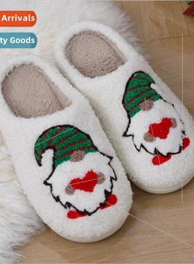 New home cute cartoon Christmas dwarfs winter cotton slipper