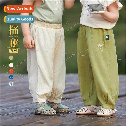 Childrens anti-mosquito pants small children 23 summer new l