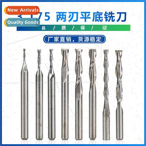 New 3.175 2-flute flat bottom milling cutter CNC milling cut