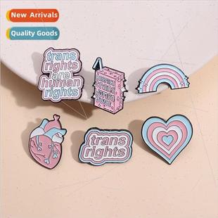 gradient letters color badge heart New personalized English