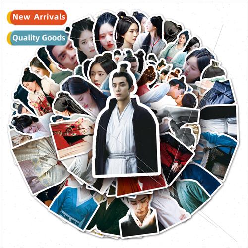 50 Star Han Splendid ggage Stickers Creative Waterproof Suit