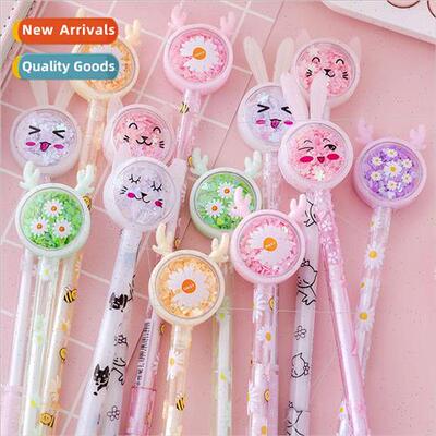 Cartoon student pen creative animal shape sequins water-base
