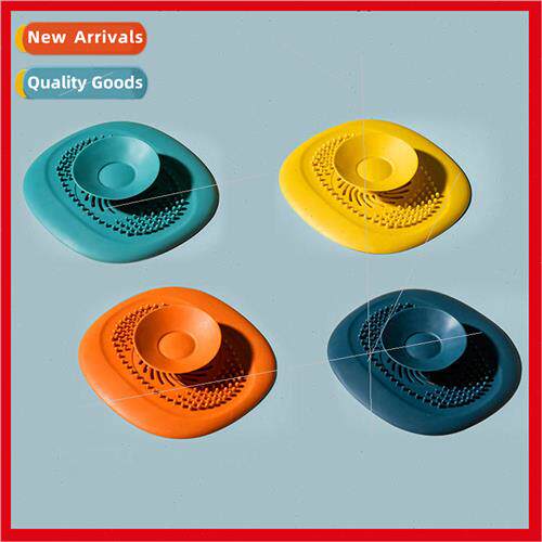 Press type floor drain odor cover washbasin sink filter hair
