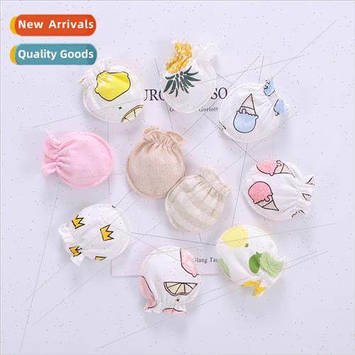 2023 new baby anti-scratch gloves newborn baby cold gloves t