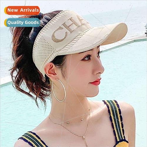 Hat female summer hollow top hat casual Korean good with the