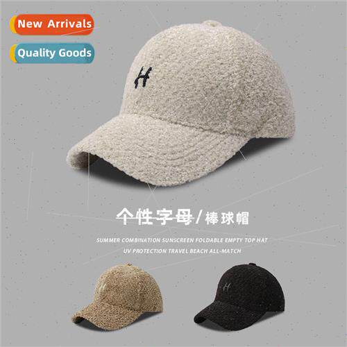 Hat fall and winter female warm cold baseball cap ear protec