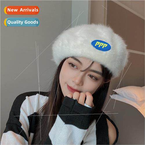 Autumn and winter 2021 hat versatile simple beret British Ja