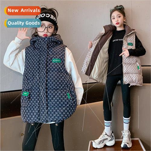 Girls vest fall and winter 2023 new 适用eign stylish fashion
