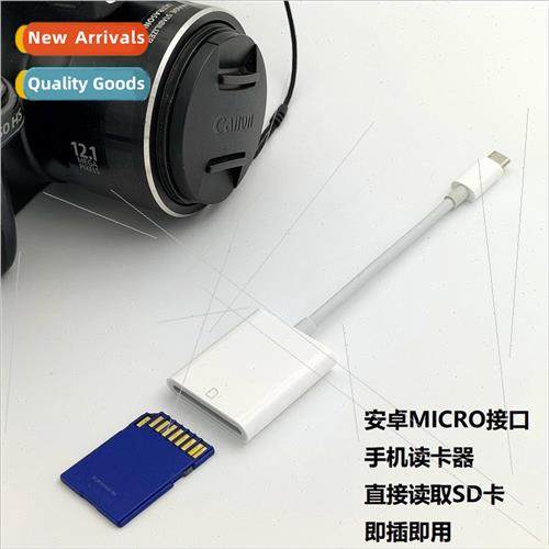 Android cell phone card reader connect DSLR camera SD card O