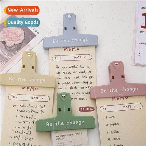 Colorful magnetic clip student file ticket clip personalized