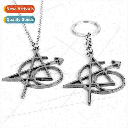 Hot Avengers Iron Man Black Widow Alloy  Necklace Keychain N