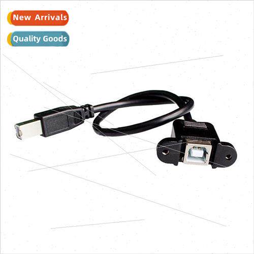 Print Port USB Type B Extension Cable with Screw Holes Fixab