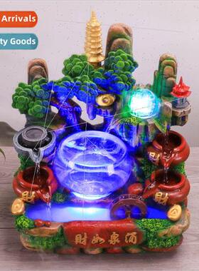 Creative wealth such as spring flow rockery water spray remo